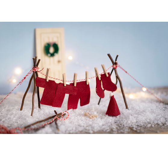 Mini-kit créatif porte de lutin « Linge »