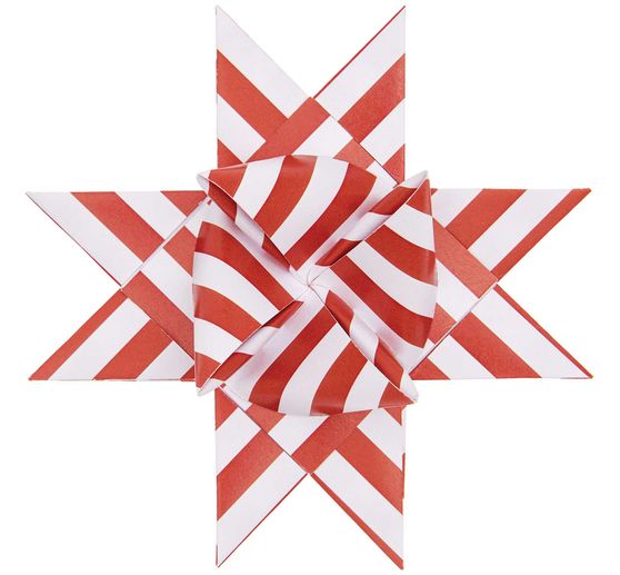 Paper strips "Stripes", Red/White
