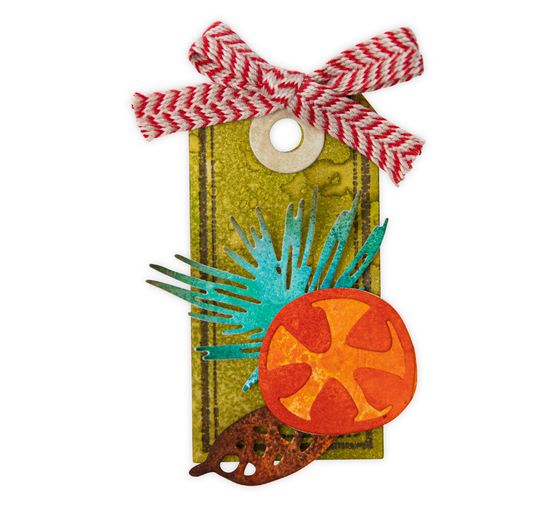 Gabarit d'estampe Sizzix Thinlits « Modern Festive by Tim Holtz » 