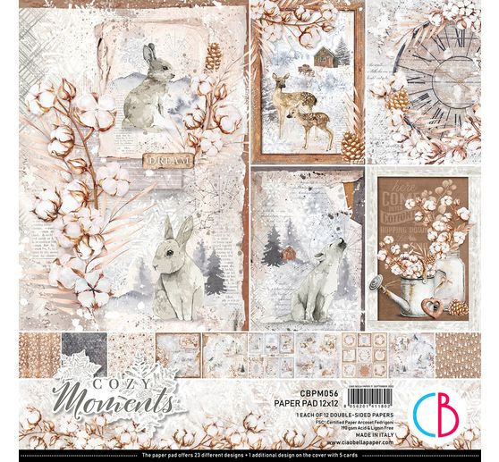 Papier scrapbooking « Cozy Moments » 