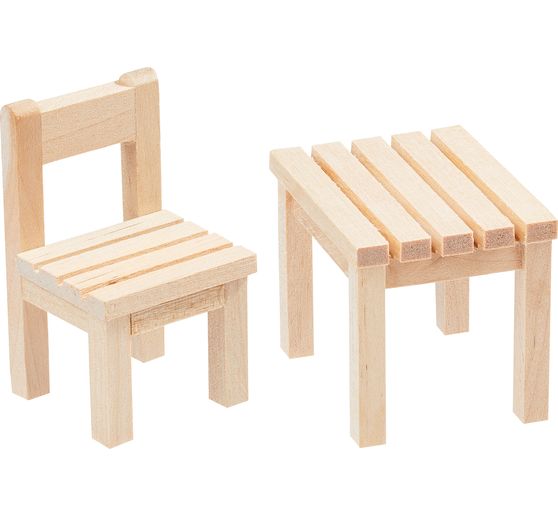 Miniature set "Table & Chair"
