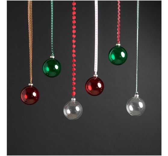 Set de rubans Rico Design « Lucky dip », Rouge-Vert