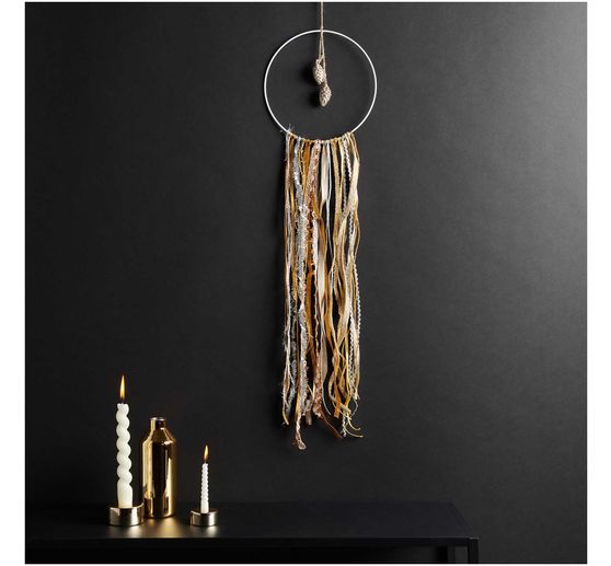 Set de rubans Rico Design « Lucky dip », Or-Argent