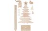 Kit déco en bois VBS « Sapin aux cadeaux »