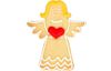 Cookie cutter "Angel with heart"