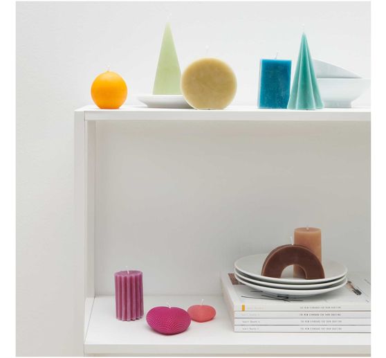 Moule à bougie en silicone « Arc-en-ciel »