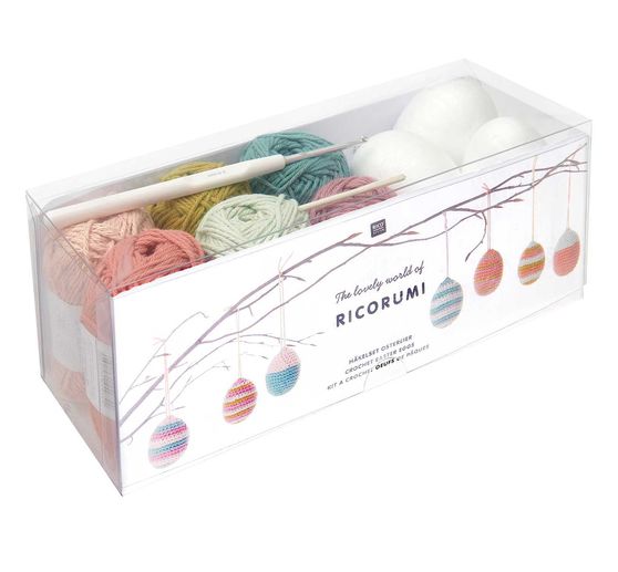 Rico Design Ricorumi Crochet set "Easter eggs Earthy"