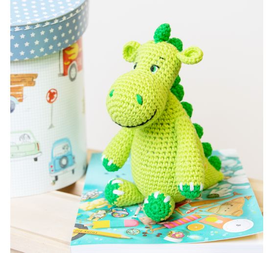 Kit crochet Gründl « Dieter le dino »