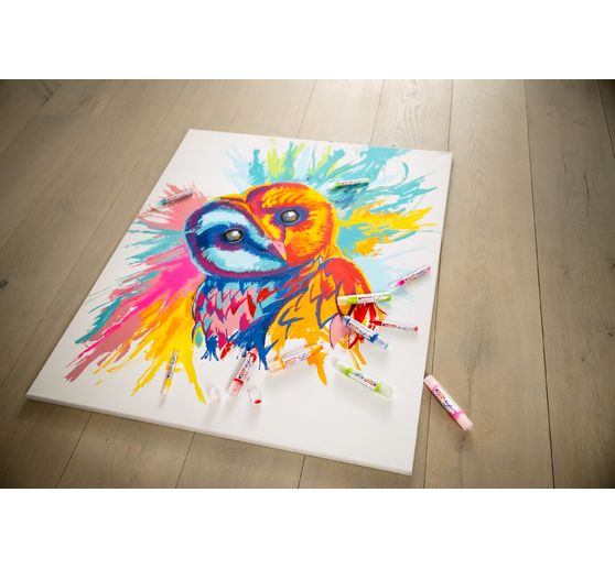 Marqueurs acrylique edding 5100 « Pastel », pointe moyenne, set de 5