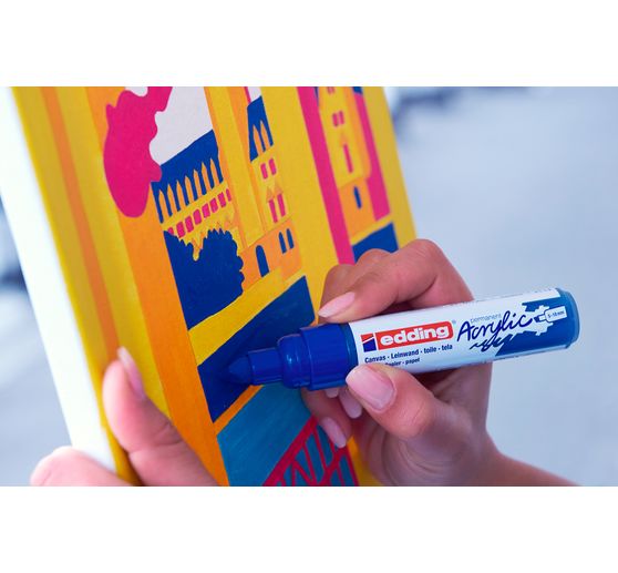 Marqueur acrylique large edding 5000 Acrylic