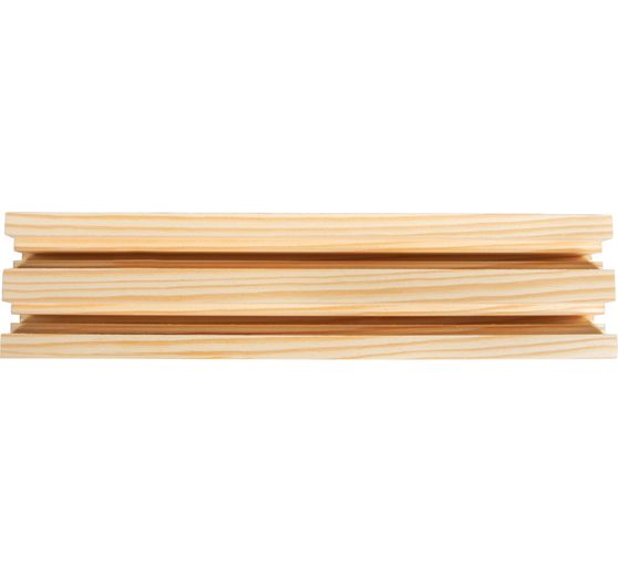 Support en bois pour anneaux déco