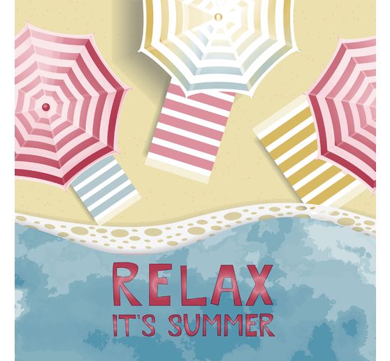 Serviette « Relax , it's summer »