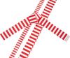 Bandes de papier « Stripes », rouge/blanc