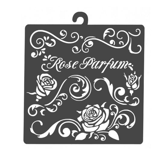 Pochoir « Rose Parfum »