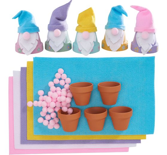 Kit créatif VBS « Nains de printemps »