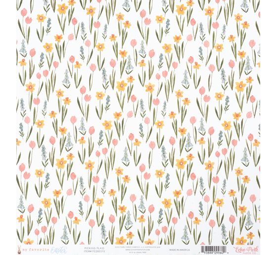 Set de papier scrapbooking VBS « Happy Easter »