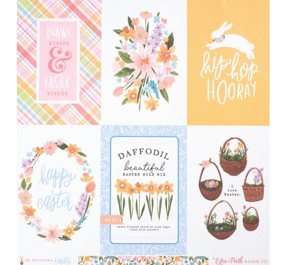 Set de papier scrapbooking VBS « Happy Easter »