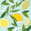 Serviette « Citrons »