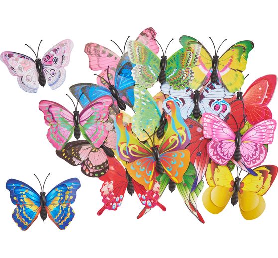 VBS Scatter decoration "Butterfly", large, 20 pcs.