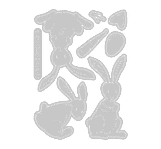 Sizzix Thinlits punching template "Bunny Stitch by Tim Holtz"