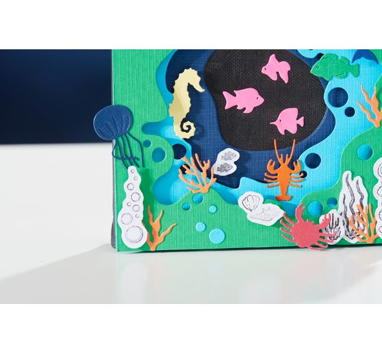 Gabarit d'estampe « Animaux marins »
