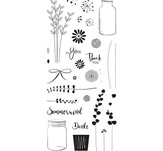 Tampons Clear Stamps « Botanical »