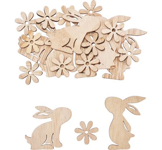 Mini-formes « Lapins et fleurs »