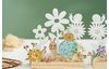 VBS Wooden building kit with metal flowers "Snails"