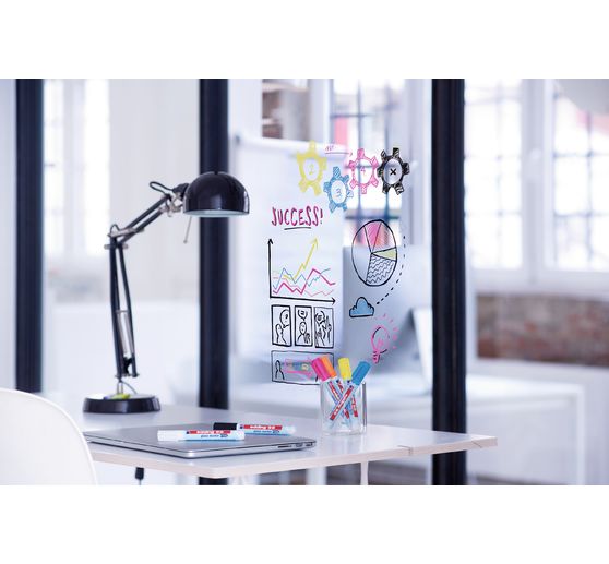 Set de marqueurs pour verre edding 95