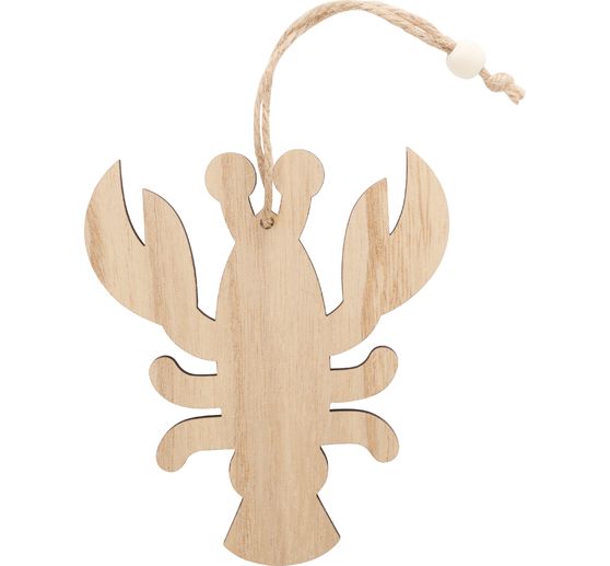 VBS Wooden decoration pendant "Lobster"