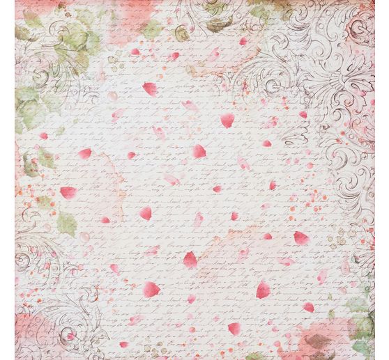 Bloc de papier scrapbooking « Rose Parfum Backgrounds »
