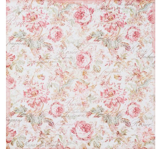 Bloc de papier scrapbooking « Rose Parfum Backgrounds »