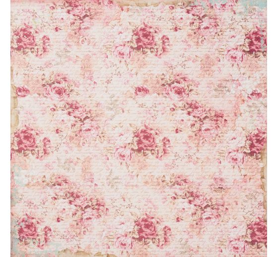 Bloc de papier scrapbooking « Rose Parfum Backgrounds »