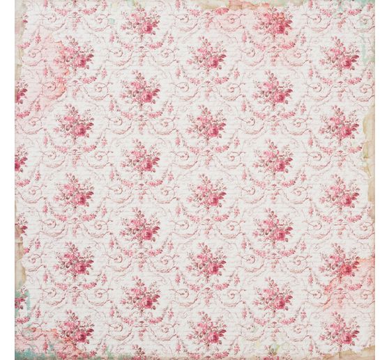 Bloc de papier scrapbooking « Rose Parfum Backgrounds »