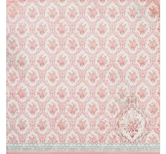Bloc de papier scrapbooking « Rose Parfum Backgrounds »