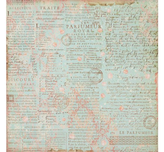 Bloc de papier scrapbooking « Rose Parfum Backgrounds »