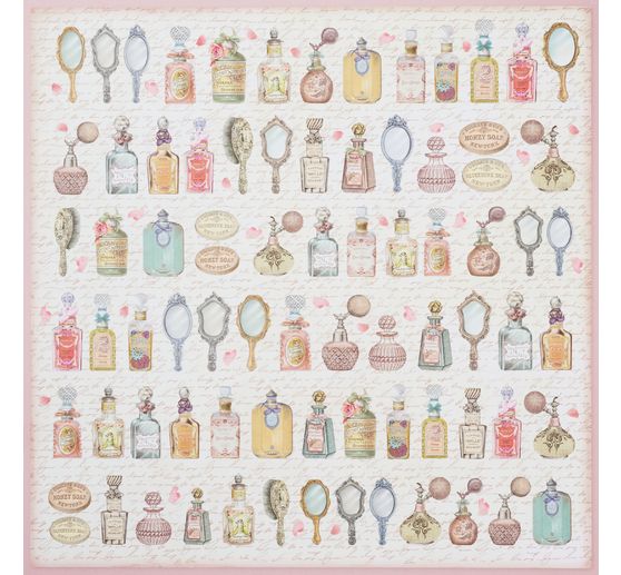 Bloc de papier scrapbooking « Rose Parfum Backgrounds »