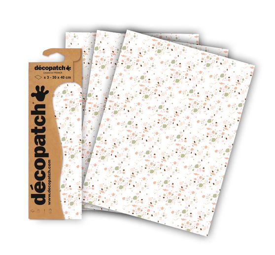 Papier Décopatch « Pierres mosaïques », 3 pc.