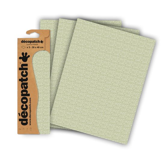Décopatch paper "Flying Dots Khaki"