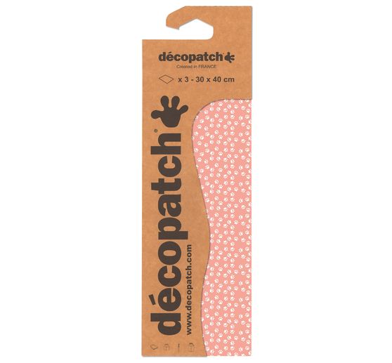 Décopatch paper fluorescent "Paws"