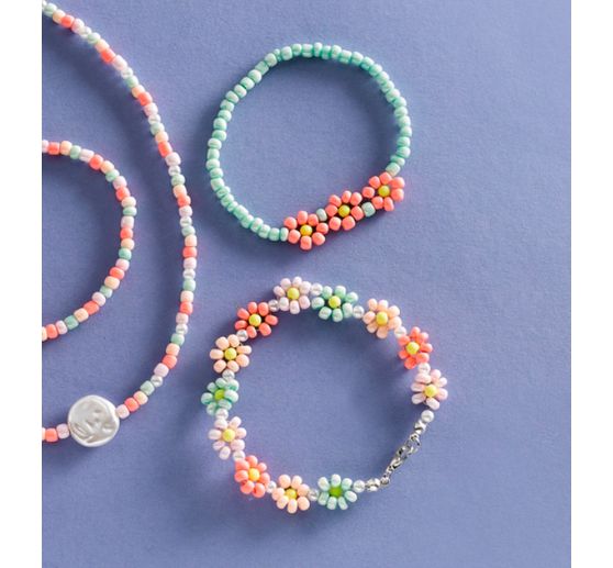 Coffret bijoux en perles « Sweet Flowers »