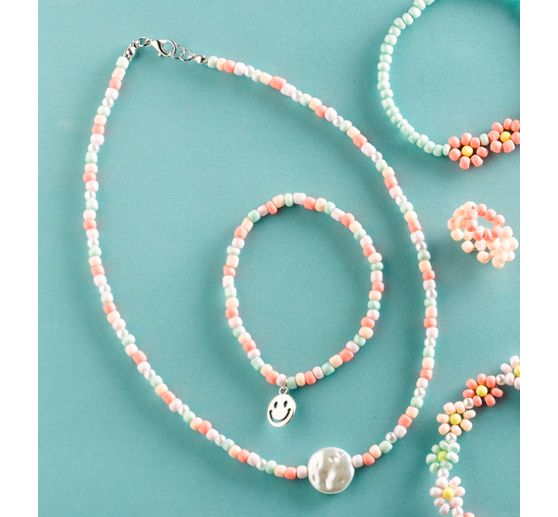 Coffret bijoux en perles « Sweet Flowers »