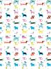 Papier Décopatch fluorescent « Chiens »