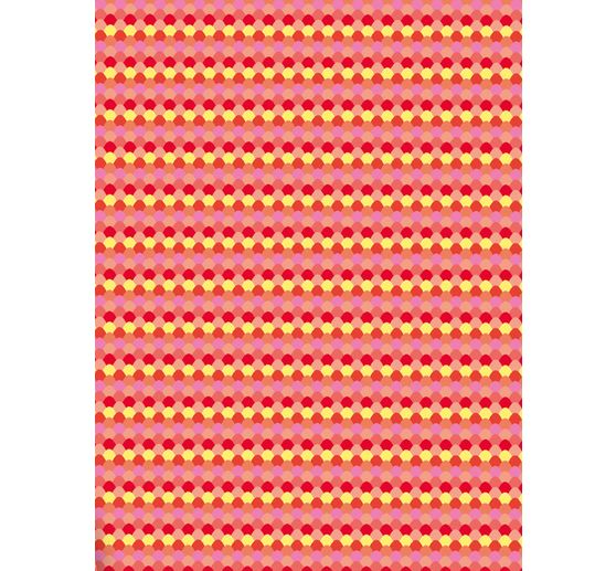 Papier Décopatch fluorescent « Fluor Red »