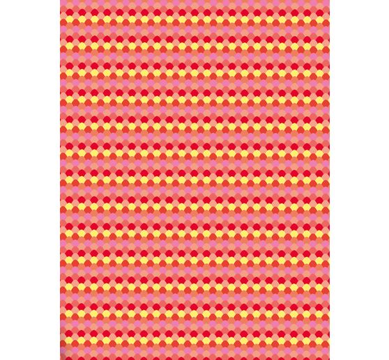 Papier Décopatch fluorescent « Fluor Red »