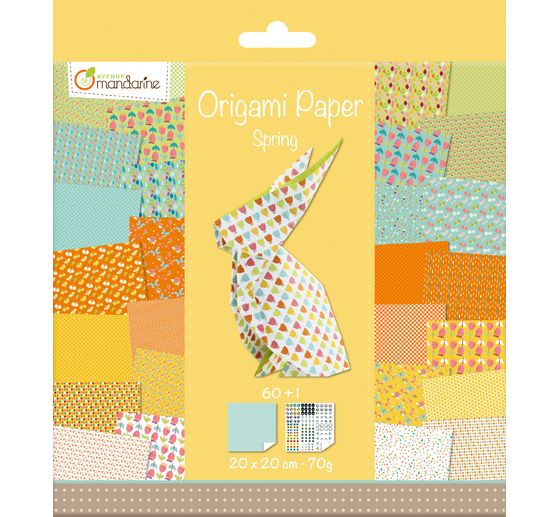 Assortiment de papier de pliage « Spring »