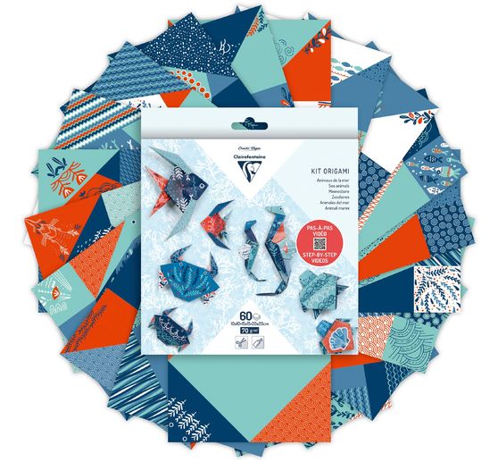 Kit origami « Animaux de la mer »