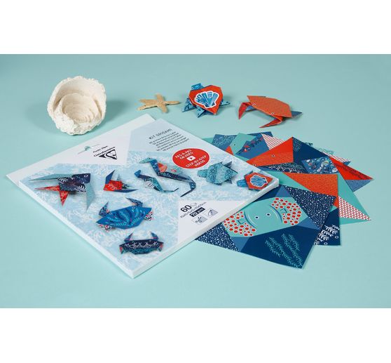 Kit origami « Animaux de la mer »