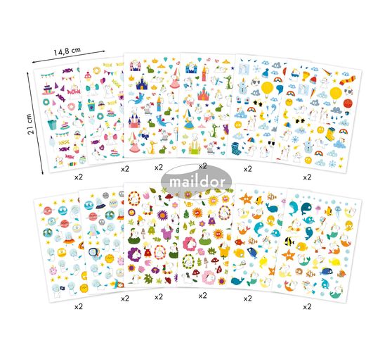 Carnet de stickers « Magie »