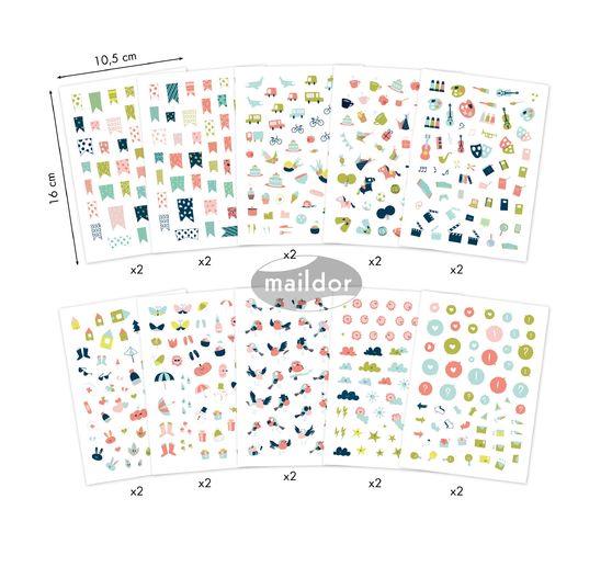 Carnet de stickers « Bullet Journal »